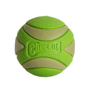 Chuck It! Max Glow Ultra Squeaker Bola com Brilho para cães